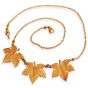 Federico Buccellati Vintage 18K Gold Maple Leaf Necklace|Dover Jewelry|
