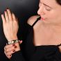 Marina B Circa 1980 Mother of Pearl 18K Gold Cuff Bracelet Dover 