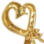 Tiffany & Co. Paloma Picasso 18K Yellow Gold Heart Ribbon Earrings|Dover Jewelry|