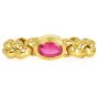 Tiffany & Co. Paloma Picasso Pink Tourmaline 18K Gold Statement Bracelet|Dover Jewelry|