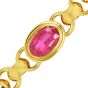 Tiffany & Co. Paloma Picasso Pink Tourmaline 18K Gold Statement Bracelet|Dover Jewelry|