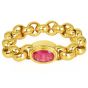 Tiffany & Co. Paloma Picasso Pink Tourmaline 18K Gold Statement Bracelet|Dover Jewelry|