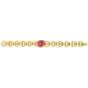 Tiffany & Co. Paloma Picasso Pink Tourmaline 18K Gold Statement Bracelet|Dover Jewelry|
