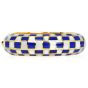 Tiffany & Co.  Lapis  lazuli  Mother of Pearl 18K Gold l Bangle Bracelet|Dover Jewelry|