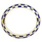 Tiffany & Co.  Lapis  lazuli  Mother of Pearl 18K Gold l Bangle Bracelet|Dover Jewelry|