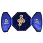 Mario Buccellati Antique 18K Two-Tone Sapphire Flower Brooch |Dover Jewelry|