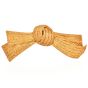 Vintage Buccellati 18K Gold Italian Woven Textured Bow Brooch |Dover Jewelry|