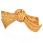 Vintage Buccellati 18K Gold Italian Woven Textured Bow Brooch |Dover Jewelry|