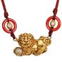 Kieselstein-Cord Foo Dog Diamond 18K Gold Oriental Pendant Necklace|Dover Jewelry|