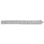 French 40.00 carats Diamond Platinum Wide Tennis Wrap Bracelet|Dover Jewelry|