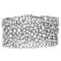 Estate 28.50 carats Diamond 18K White Gold Wrap Bracelet|Dover Jewelry|