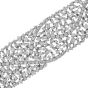 Estate 28.50 carats Diamond 18K White Gold Wrap Bracelet|Dover Jewelry|