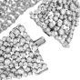 Estate 28.50 carats Diamond 18K White Gold Wrap Bracelet|Dover Jewelry|