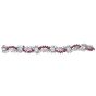Vintage  Ruby 27.70carats Diamond Platinum Floral Wrap Bracelet |Dover Jewelry|