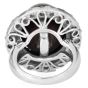 18K White Gold South Sea Pearl 2.82cts Diamond Halo Cocktail Ring|Dover Jewelry|