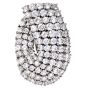 Estate 11.30 carats Diamond 18K White Gold Wrap Earrings|Dover Jewelry|