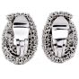 Estate 11.30 carats Diamond 18K White Gold Wrap Earrings|Dover Jewelry|