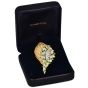 Tiffany & Co. Diamond Emerald 18K Gold Sea Conch Shell Brooch|Dover Jewelry|