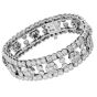 Van Cleef & Arpels Snowflake 21.5 carats Diamond Platinum Bracelet|Dover Jewelry|