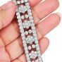 Van Cleef & Arpels Snowflake 21.5 carats Diamond Platinum Bracelet|Dover Jewelry|