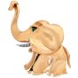 Vintage Mauboussin Happy Elephant Diamond Emerald Gold Pin|Dover Jewelry|