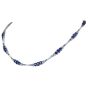 Estate Sapphire Diamond 18K Gold Ombre Tennis Necklace|Dover Jewelry|