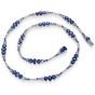 Estate Sapphire Diamond 18K Gold Ombre Tennis Necklace|Dover Jewelry|