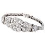 Antique Old European Diamond Platinum Filigree Line Bracelet|Dover Jewelry|