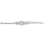 Antique Old European Diamond Platinum Filigree Line Bracelet|Dover Jewelry|