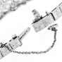 Antique Old European Diamond Platinum Filigree Line Bracelet|Dover Jewelry|