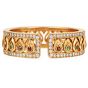 Cartier French Tanjore Diamond Gemstone 18K Bangle|Dover Jewelry|