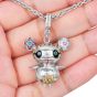 Louis Vuitton 18K Takashi Murakami Diamond Panda Pendant Necklace|Dover Jewelry|