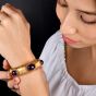 Vintage Buccellati Amethyst 18K Gold Statement Cuff Bangle|Dover Jewelry|