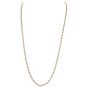 Buccellati Curb Chain 18K Two Tone Gold Long Necklace|Dover Jewelry|