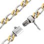 Buccellati Curb Chain 18K Two Tone Gold Long Necklace|Dover Jewelry|