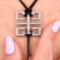 Cartier Le Baiser Du Dragon Diamond Pendant Necklace