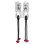Cartier Le Baiser Du Dragon Diamond 18K Gold Drop Earrings