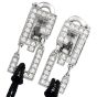 Cartier Le Baiser Du Dragon Diamond 18K Gold Drop Earrings