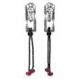 Cartier Le Baiser Du Dragon Diamond 18K Gold Drop Earrings