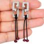 Cartier Le Baiser Du Dragon Diamond 18K Gold Drop Earrings
