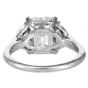 Cartier GIA 4.77cts Emerald Cut Diamond Platinum Engagement Ring|Dover Jewelry|