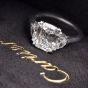 Cartier GIA 4.77cts Emerald Cut Diamond Platinum Engagement Ring|Dover Jewelry|