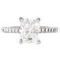Custom Radiant Cut GIA Certified Diamond Engagement Ring
