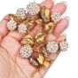 Vintage 1930s Pearl & Diamond 18K Blossom Floral Brooch