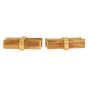 Vintage Van Cleef & Arpels 18K Gold Baton Cufflinks
