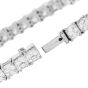 14.00 carats Asscher Cut Diamond Platinum Tennis Bracelet|Dover Jewelry|