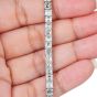 14.00 carats Asscher Cut Diamond Platinum Tennis Bracelet|Dover Jewelry|