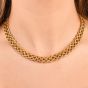 Buccellati Vintage 18K Yellow Gold Woven Collar Necklace|Dover Jewelry|