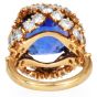 Tiffany & Co. Vintage 12.90cts Tanzanite Diamond Cocktail Ring