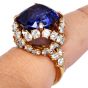 Tiffany & Co. Vintage 12.90cts Tanzanite Diamond Cocktail Ring